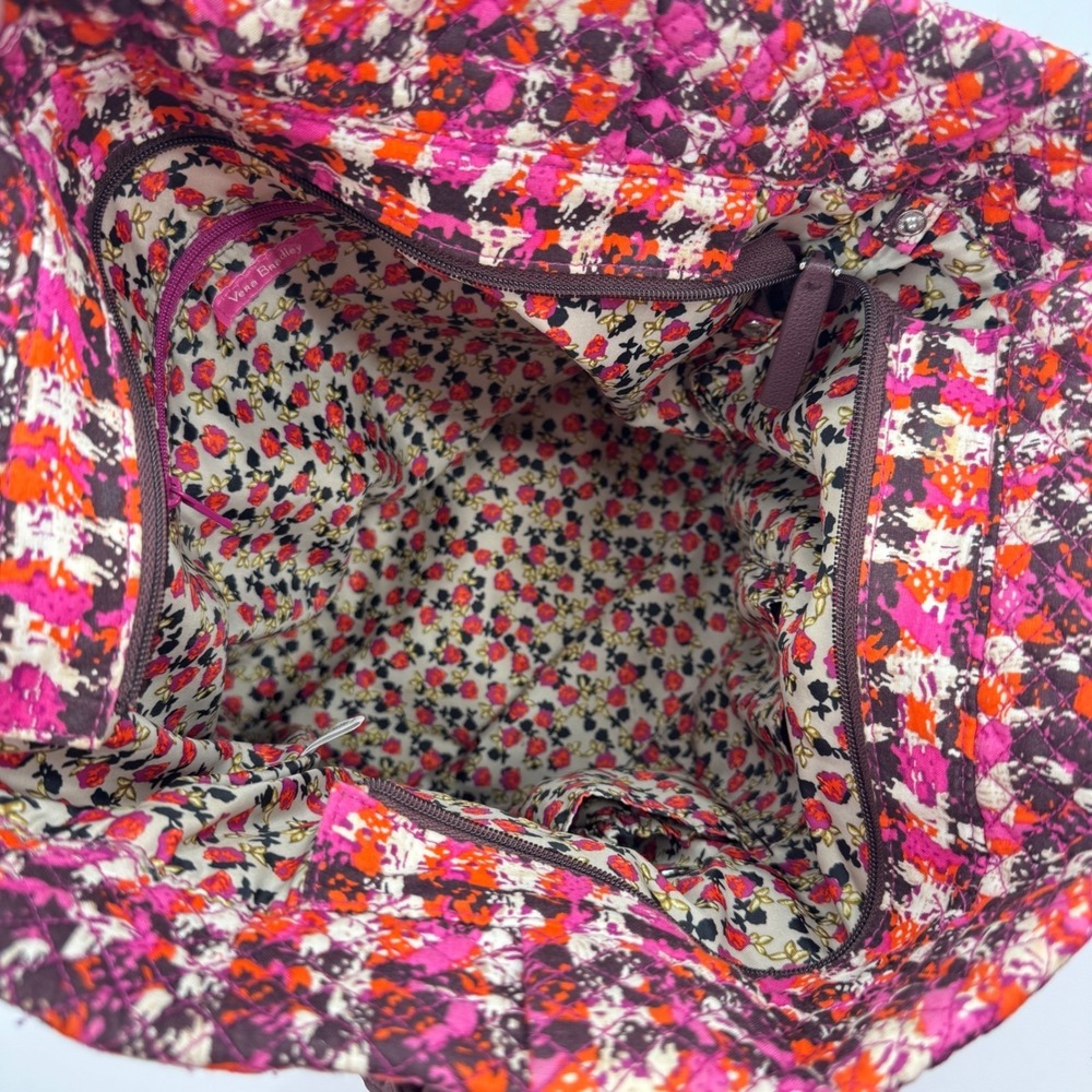 Vera Bradley Cotton Hadley East West Tote Bag - Picture 8 of 12